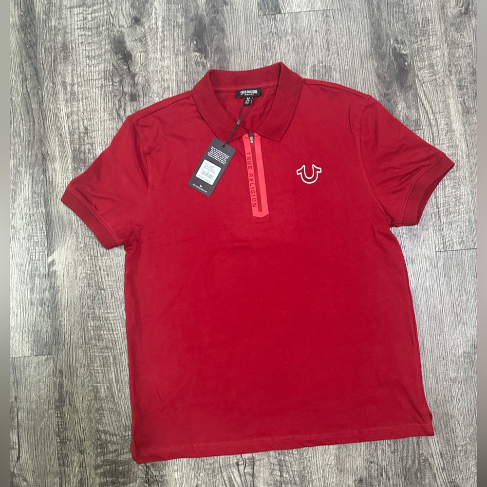 True Religion Man’s T-shirt Red Size M